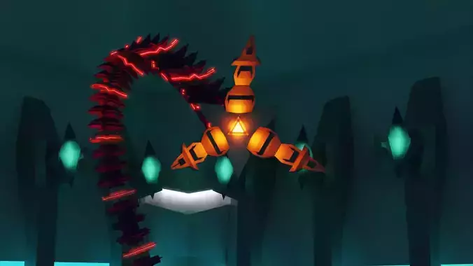 Robotic Tentacle Arm Free 3D model