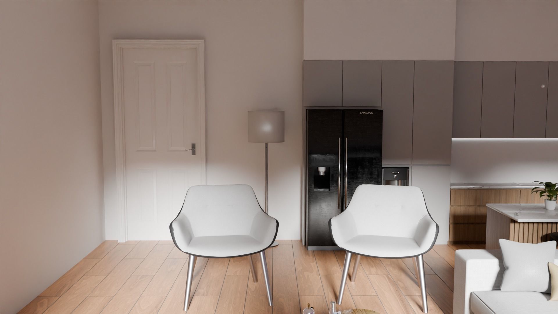 modern interior with a pleasant style 3D model_2