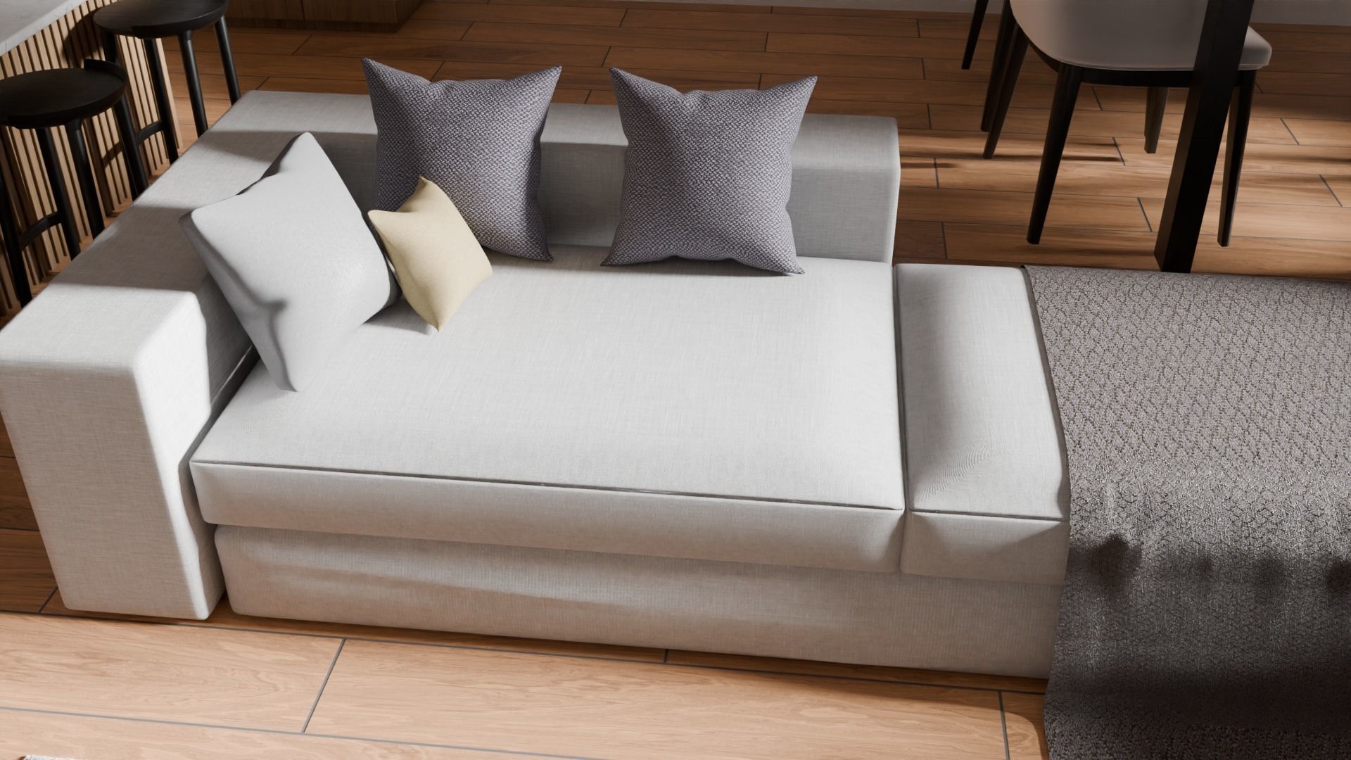 modern interior with a pleasant style 3D model_4