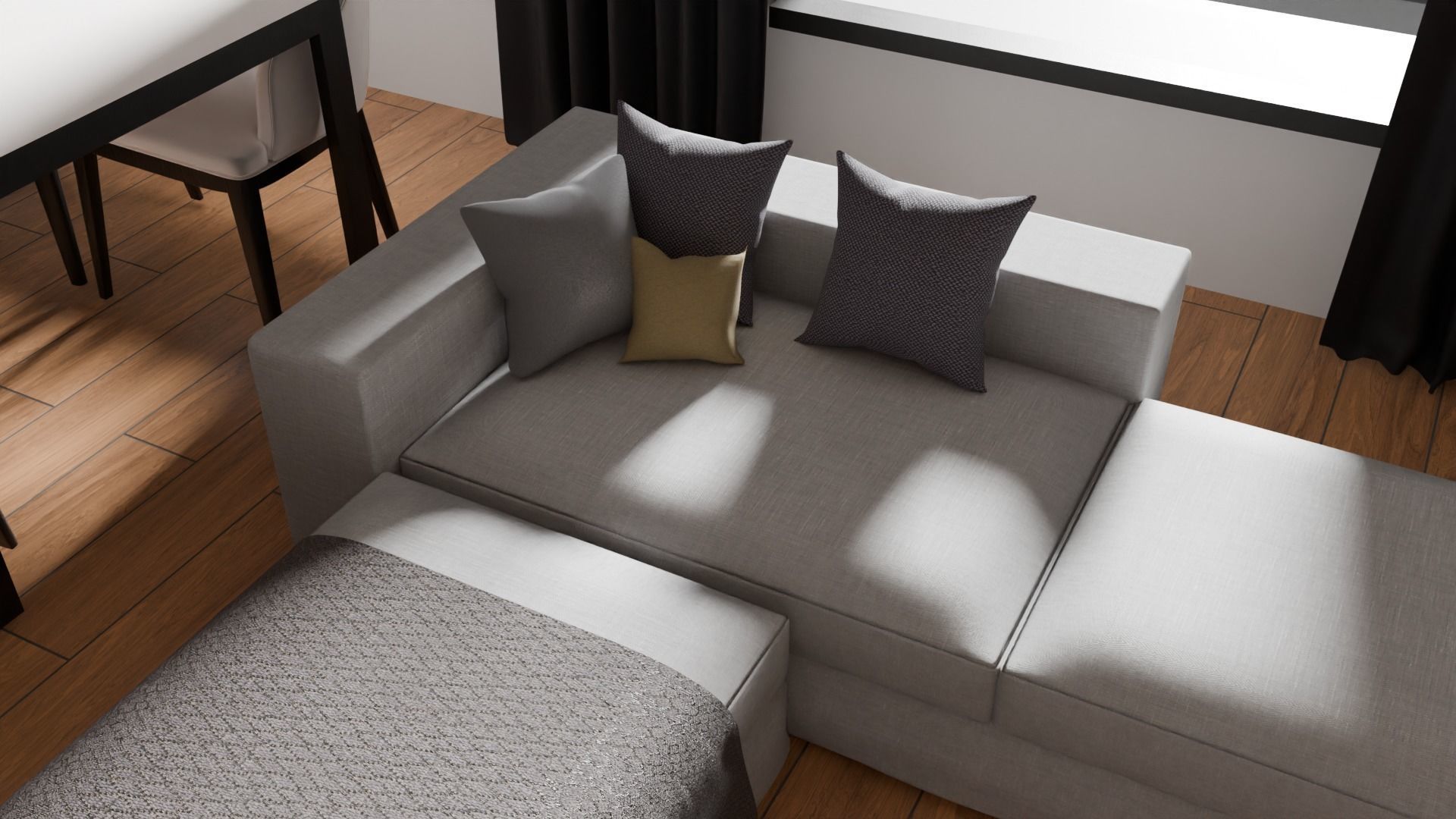modern interior with a pleasant style 3D model_5