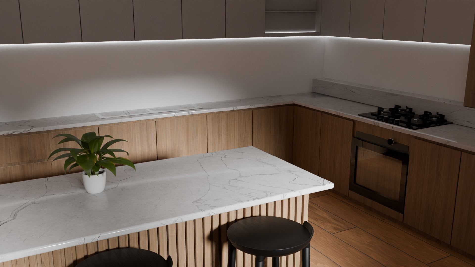 modern interior with a pleasant style 3D model_7