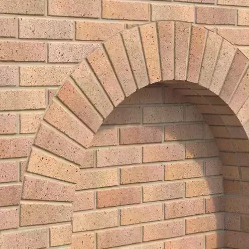 Caledonian Buff Blend Brick Texture