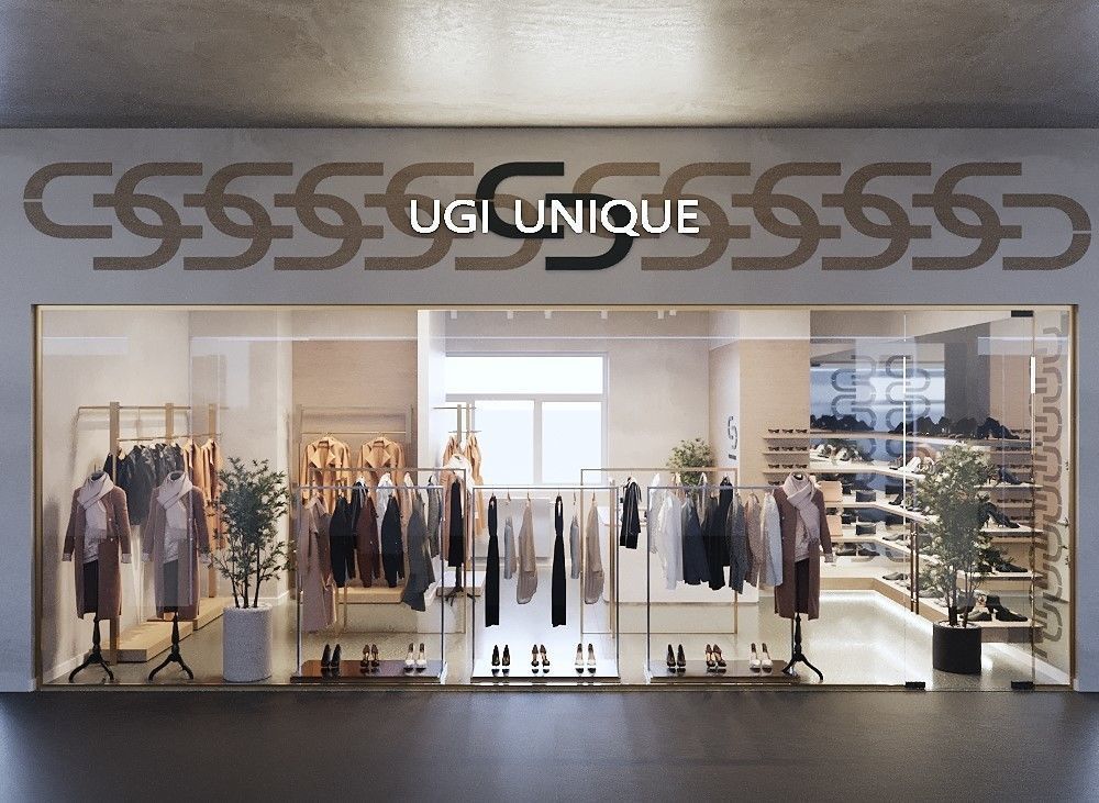 Luxury Clothes Store 3D Model Interior Scene 3D model_11