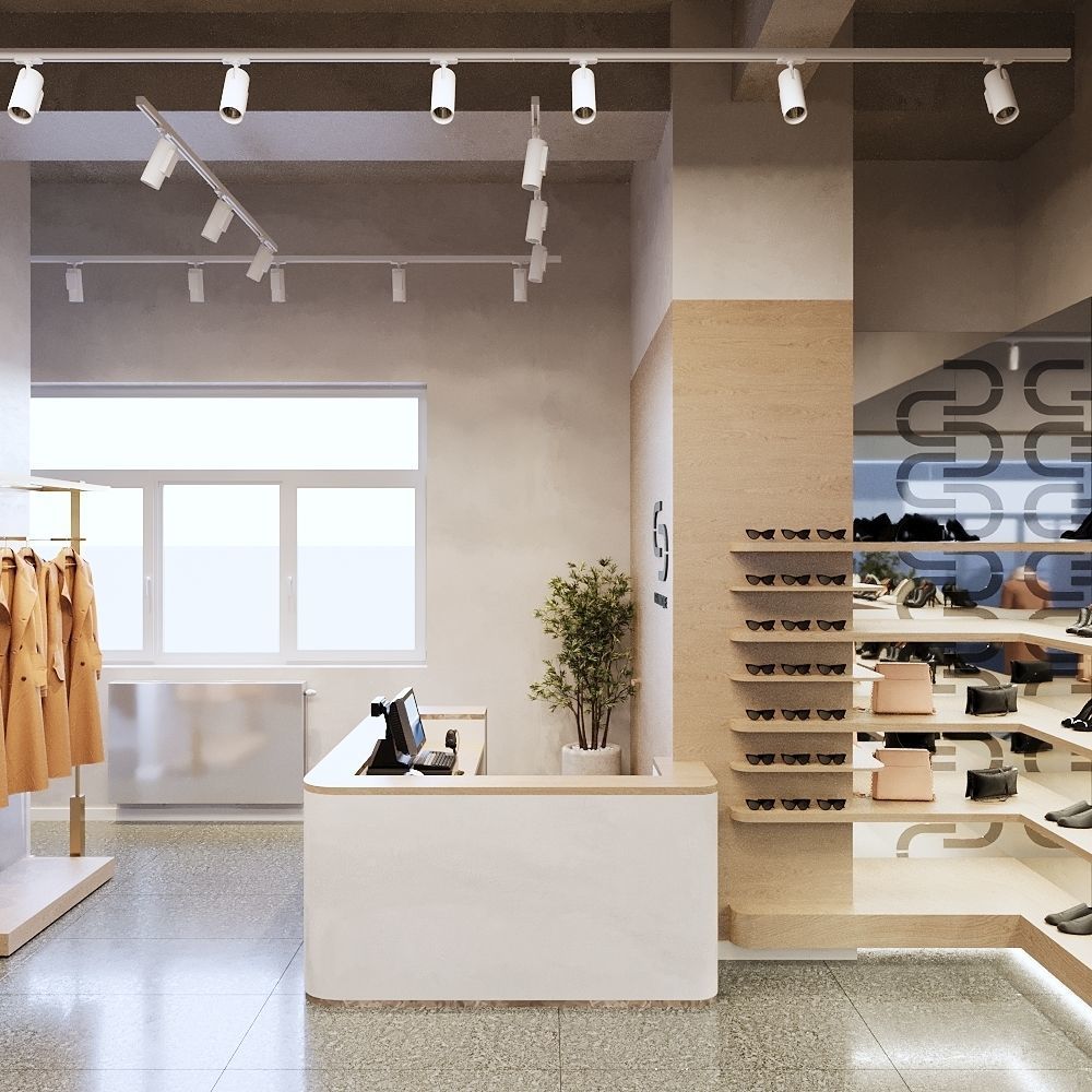 Luxury Clothes Store 3D Model Interior Scene 3D model_10