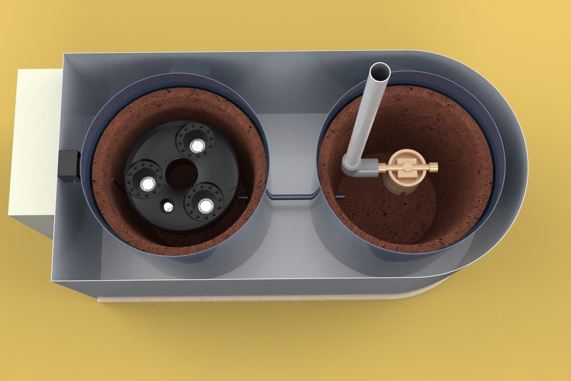 ULTRASONIC COOLING SYSTEM MIST HUMIDIFIER VAPORIZER FARM  3D model_3