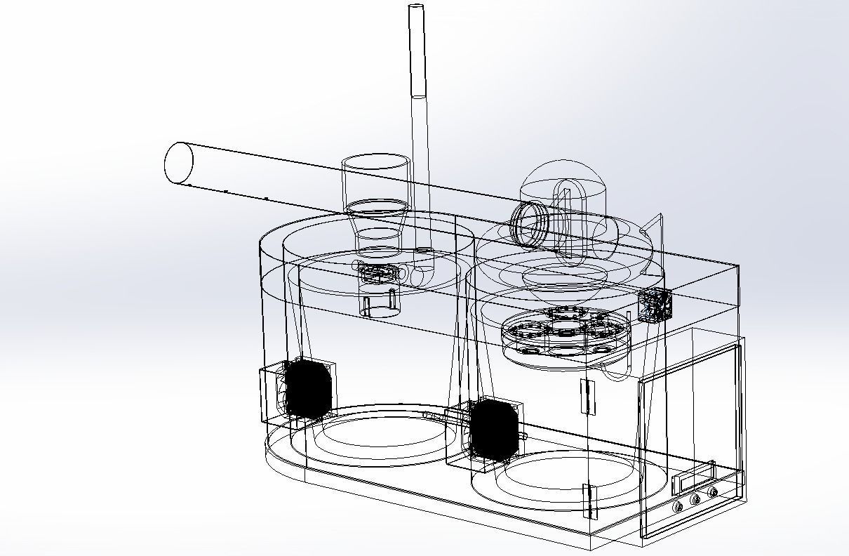 ULTRASONIC COOLING SYSTEM MIST HUMIDIFIER VAPORIZER FARM  3D model_13