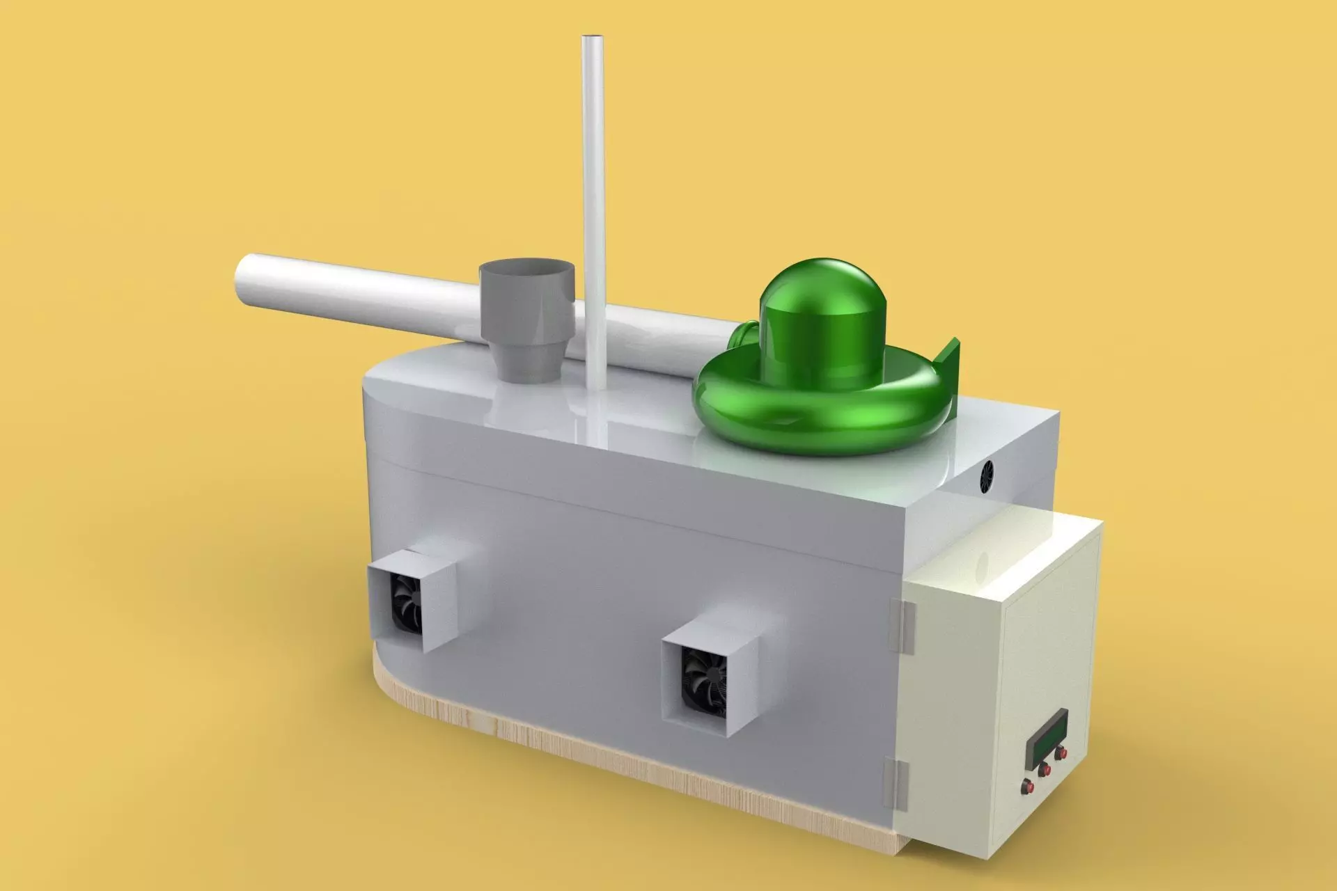 ULTRASONIC COOLING SYSTEM MIST HUMIDIFIER VAPORIZER FARM  3D model_0