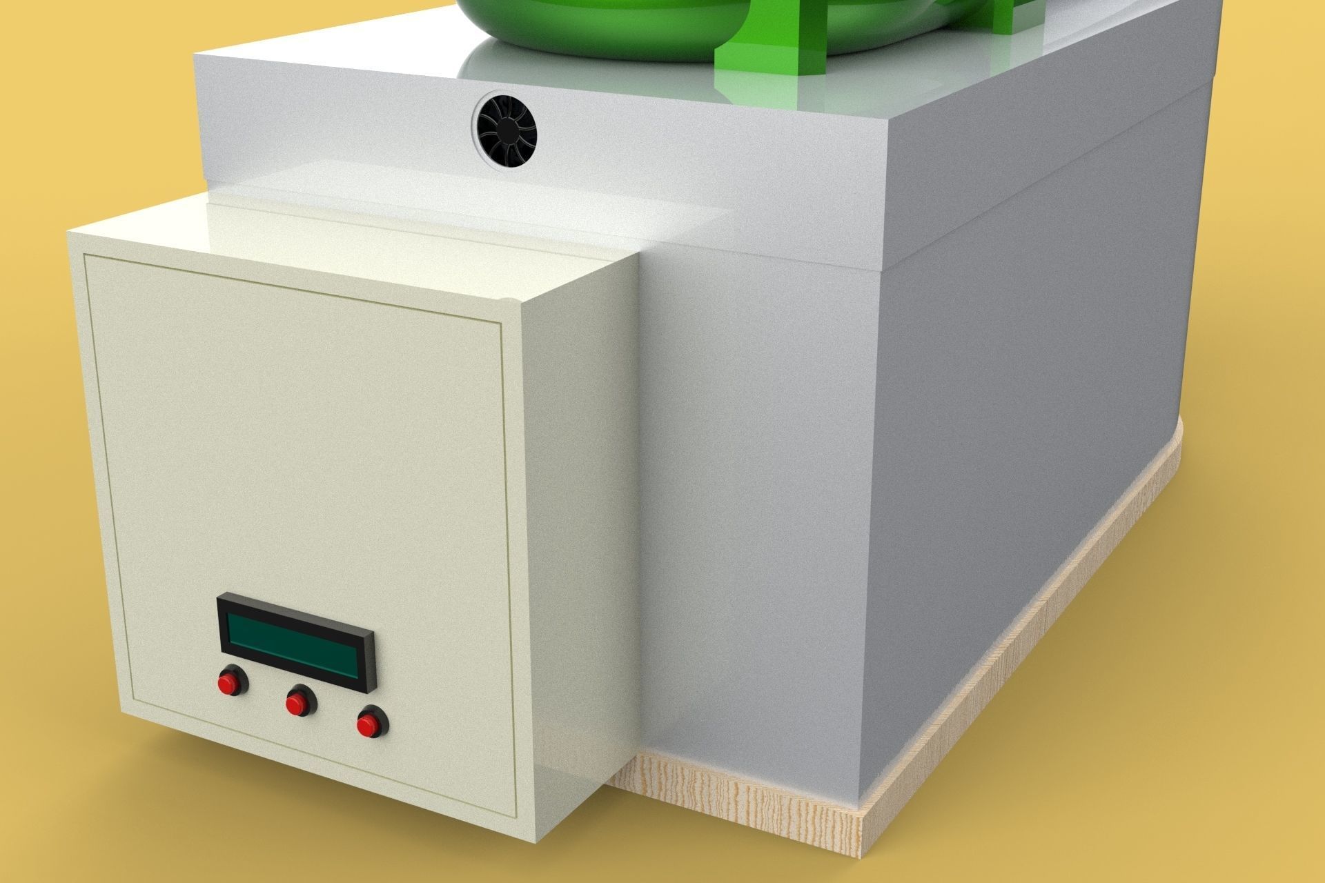 ULTRASONIC COOLING SYSTEM MIST HUMIDIFIER VAPORIZER FARM  3D model_9