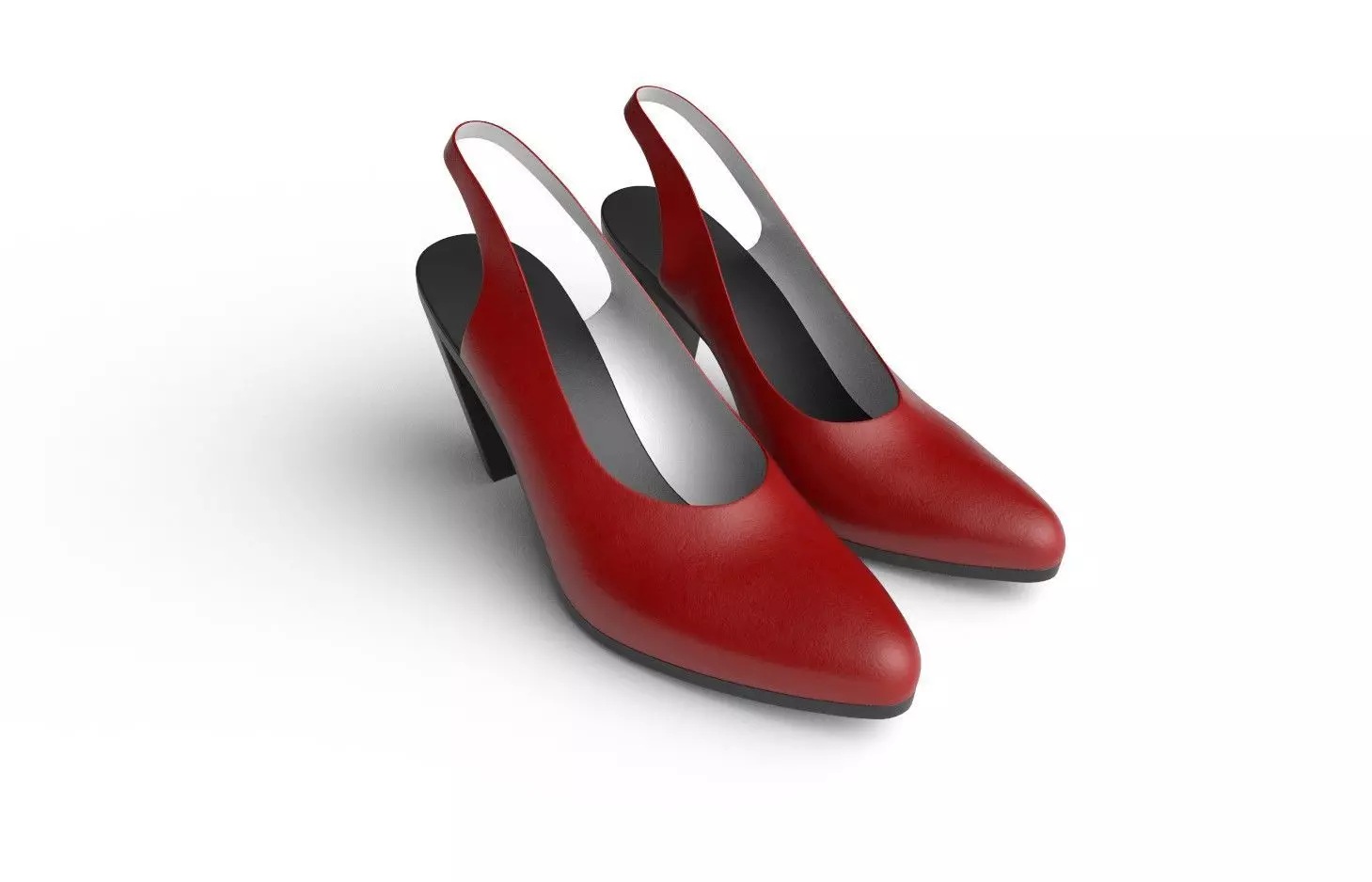 Women Shoes M05 Low-poly 3D model_0