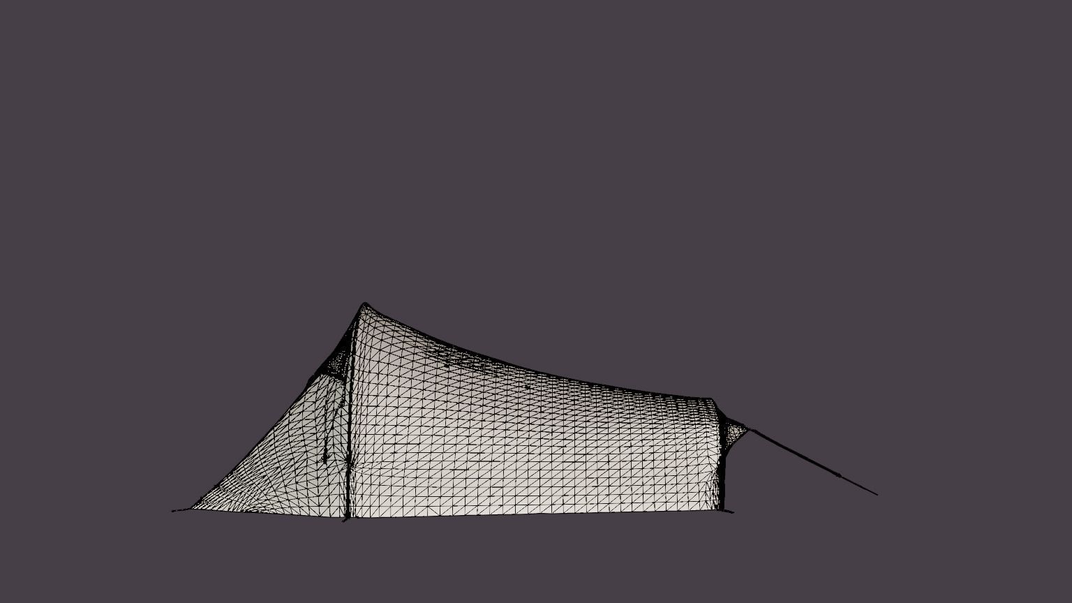 Ringstind Superlight Tent Low-poly 3D model_5