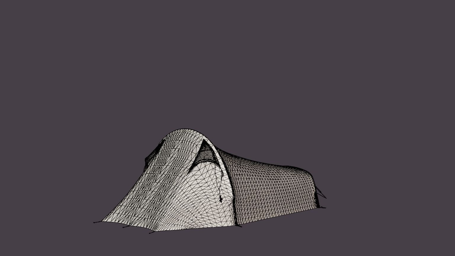 Ringstind Superlight Tent Low-poly 3D model_6