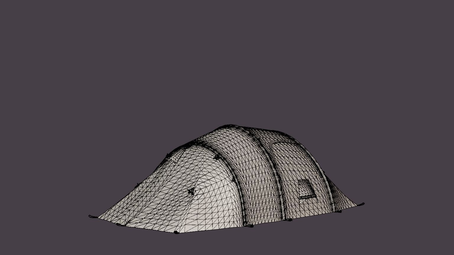 Gimle Family 4 Plus Tent Low-poly 3D model_6