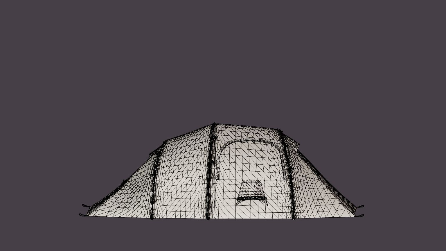 Gimle Family 4 Plus Tent Low-poly 3D model_5