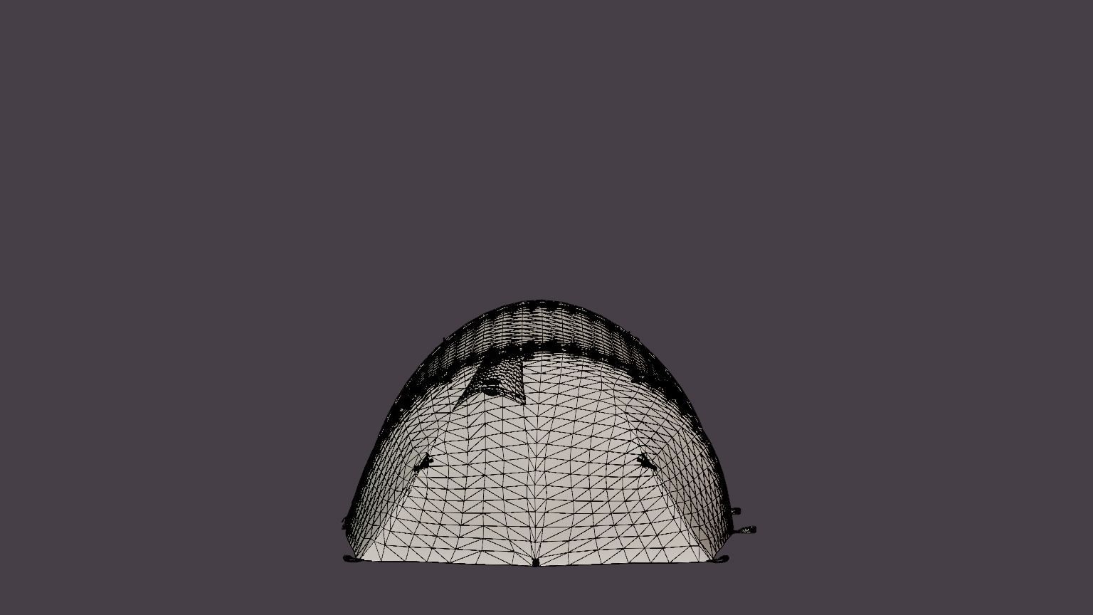 Gimle Family 4 Plus Tent Low-poly 3D model_7