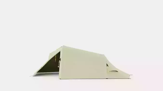 Svartvassbu 3 Tent Low-poly 3D model