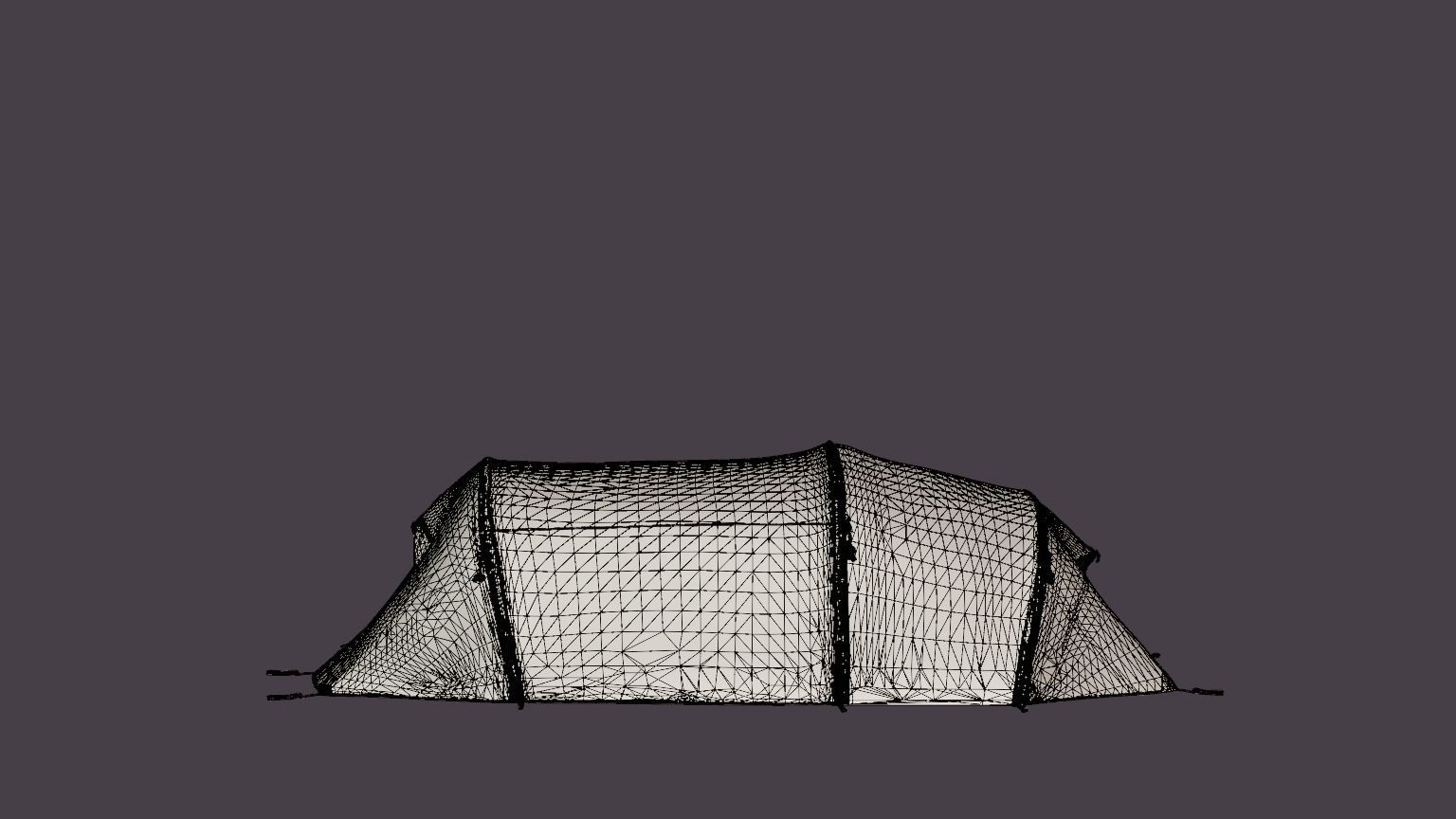 Fjellheimen Trek 4 Camp Tent Low-poly 3D model_5