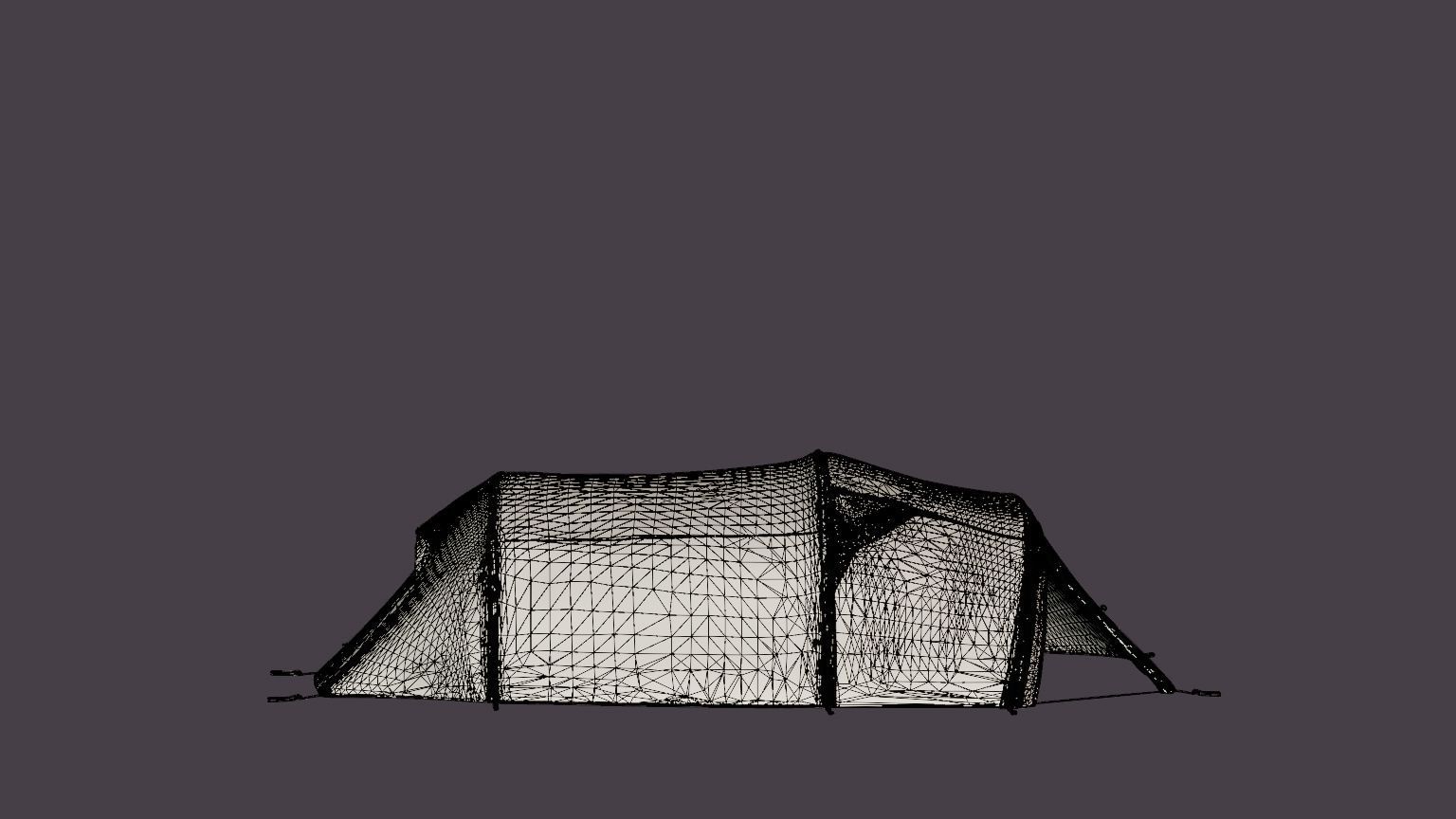 Lofoten Trek 5 Camp Tent Low-poly 3D model_5