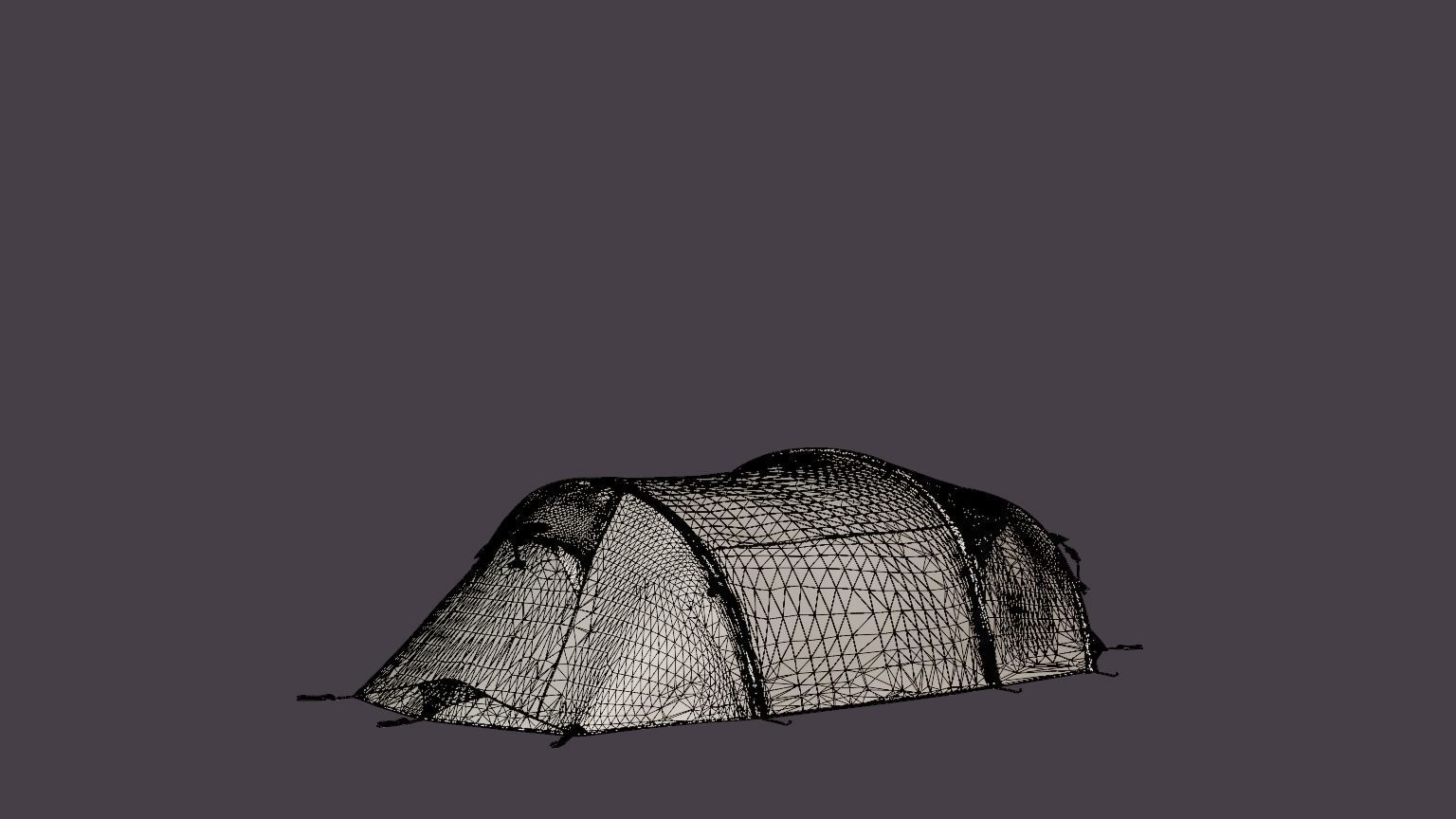 Lofoten Trek 5 Camp Tent Low-poly 3D model_6