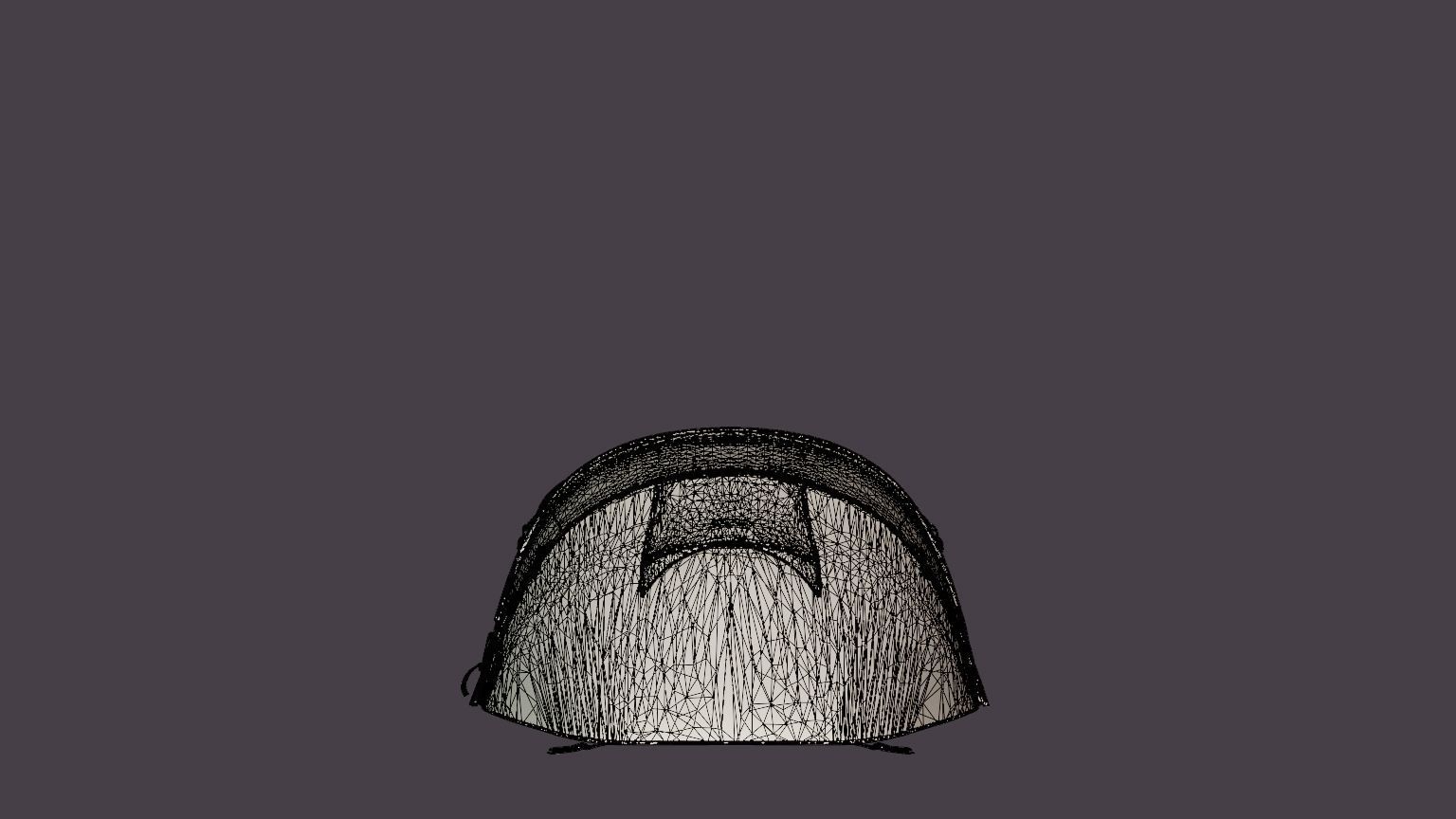 Breheimen 4 Camp Tent Low-poly 3D model_7