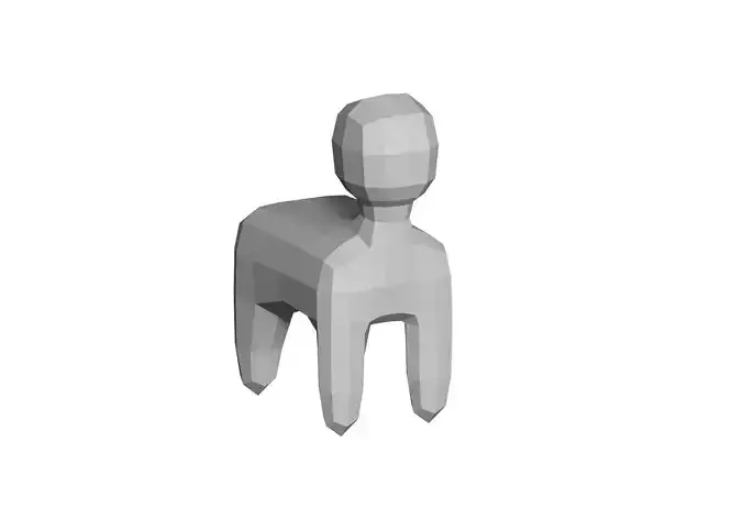 low poly animal