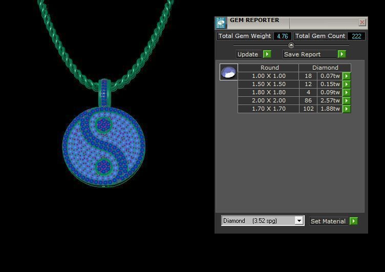 Yin Yang Pendants 3D print model_7