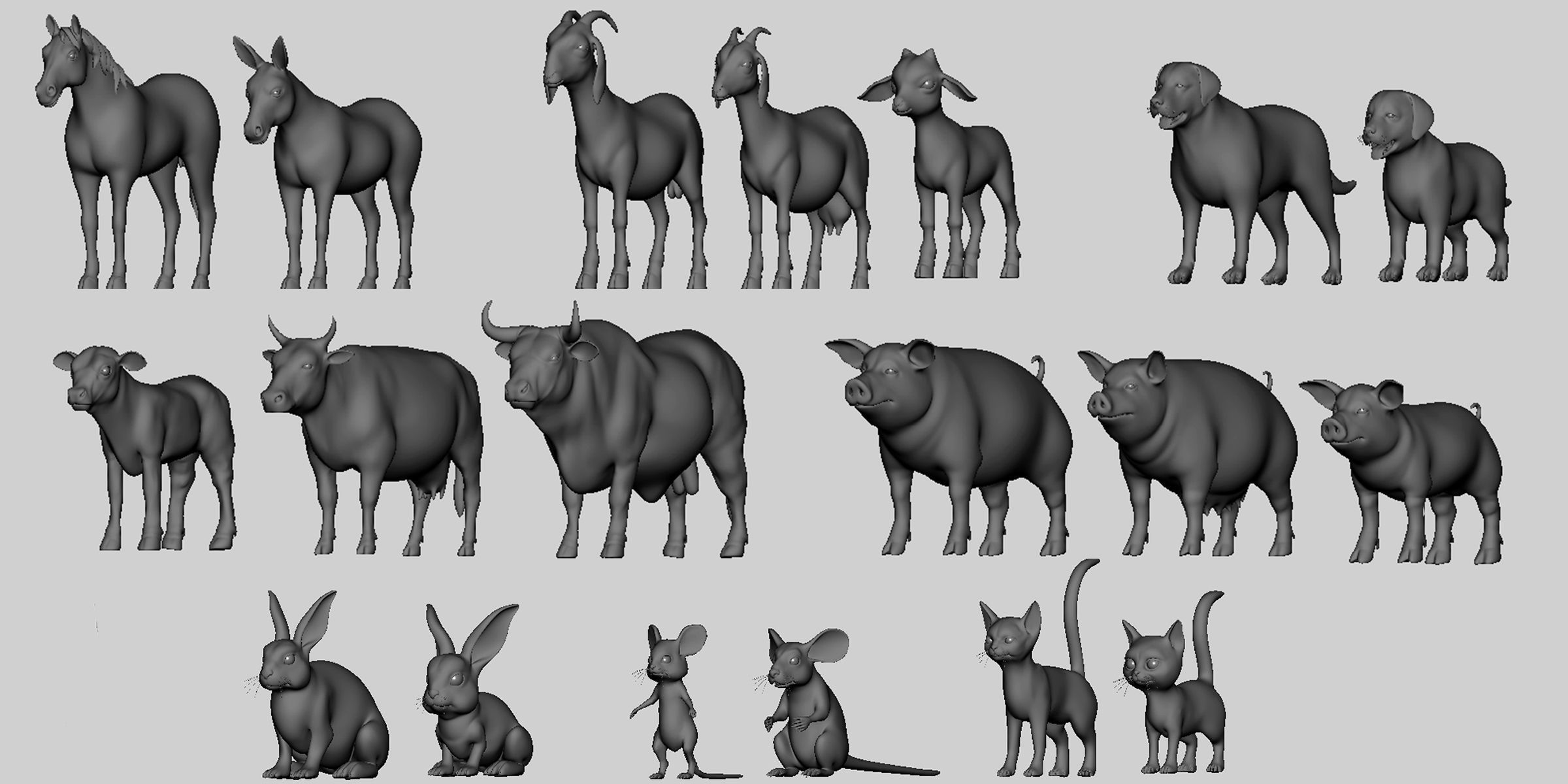 19 Domestic Animal Collection _1