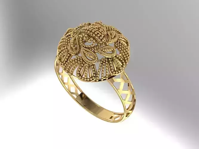Gold Ring 35 3D print model
