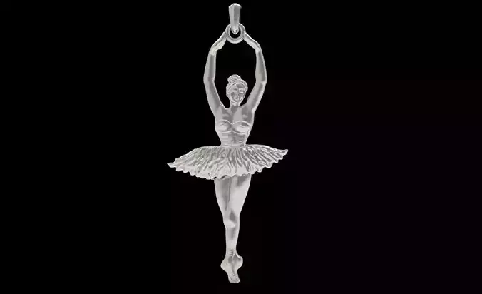 Ballerina Pendant 3D print model