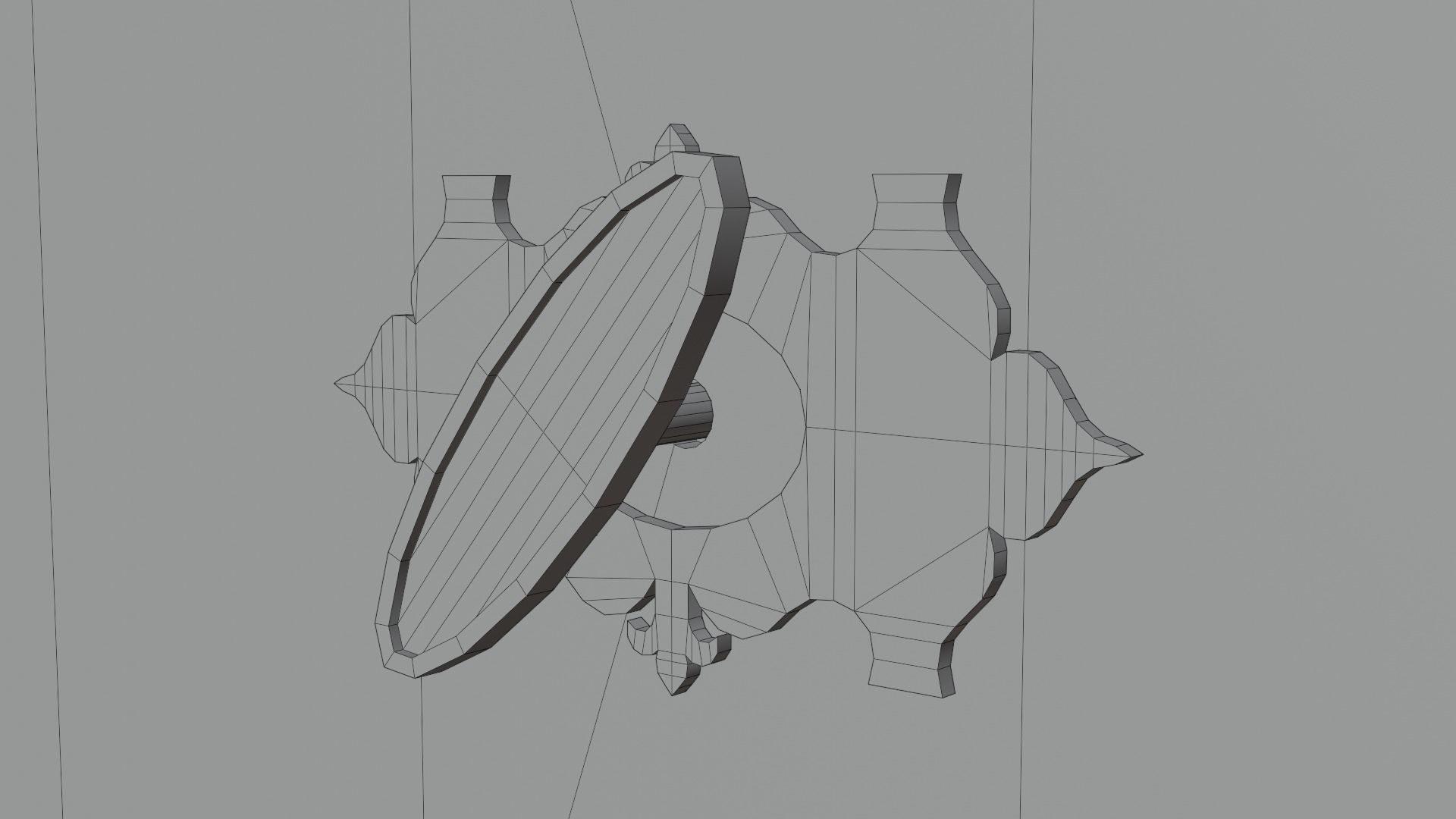 Music box Low-poly 3D model_22