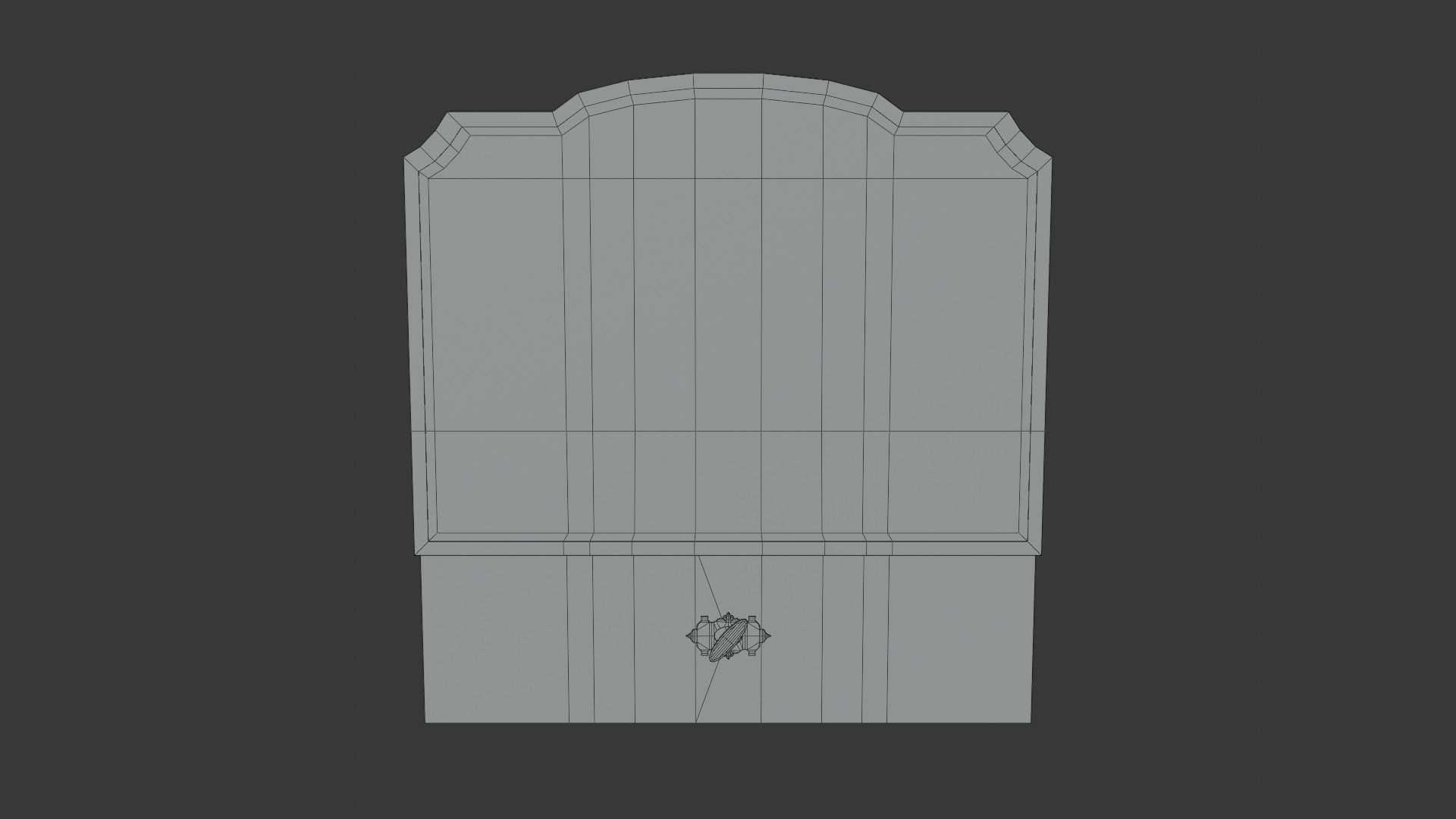 Music box Low-poly 3D model_8