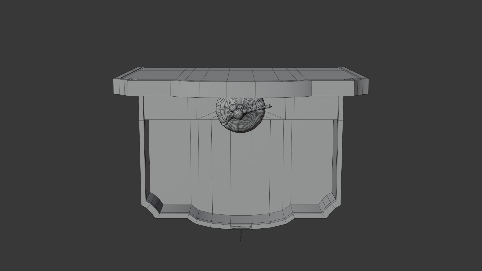 Music box Low-poly 3D model_12