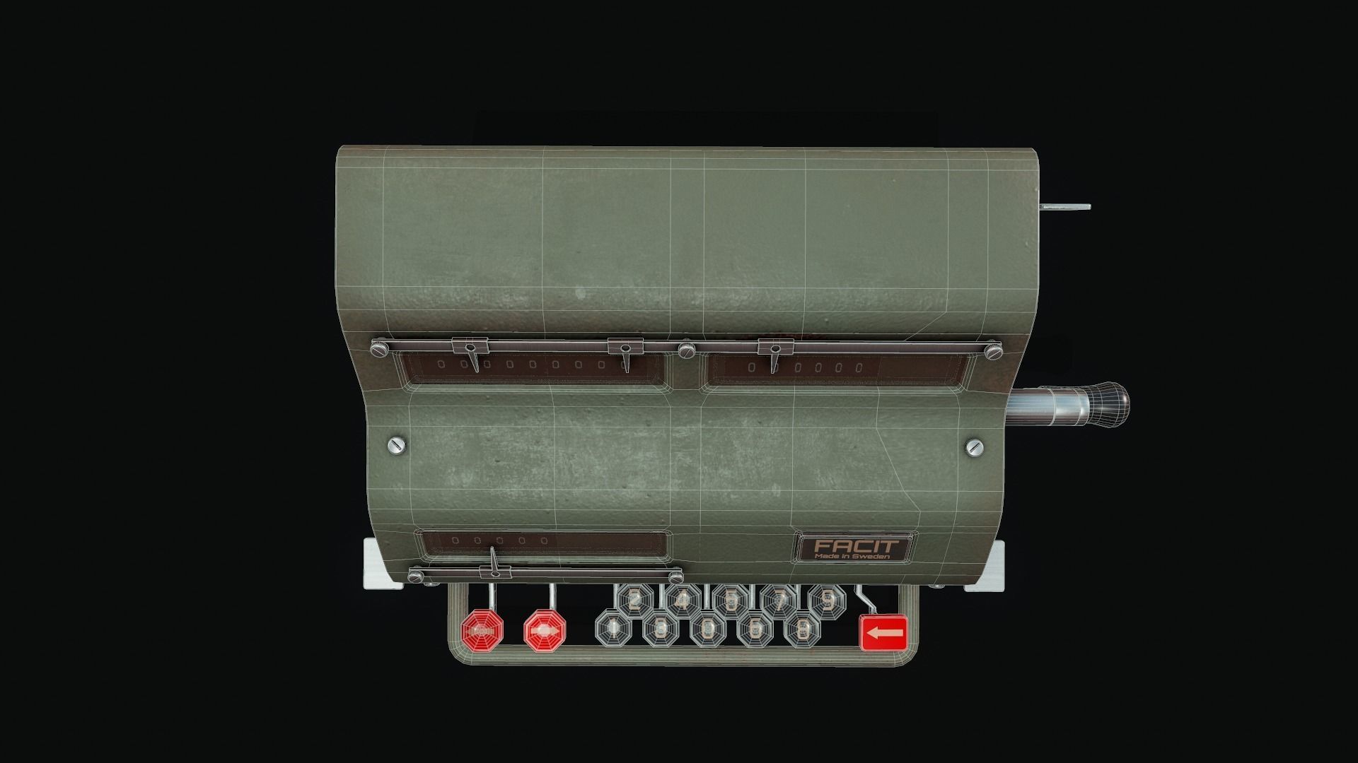 Facit Calculator - Tutorial Included 3D model_11