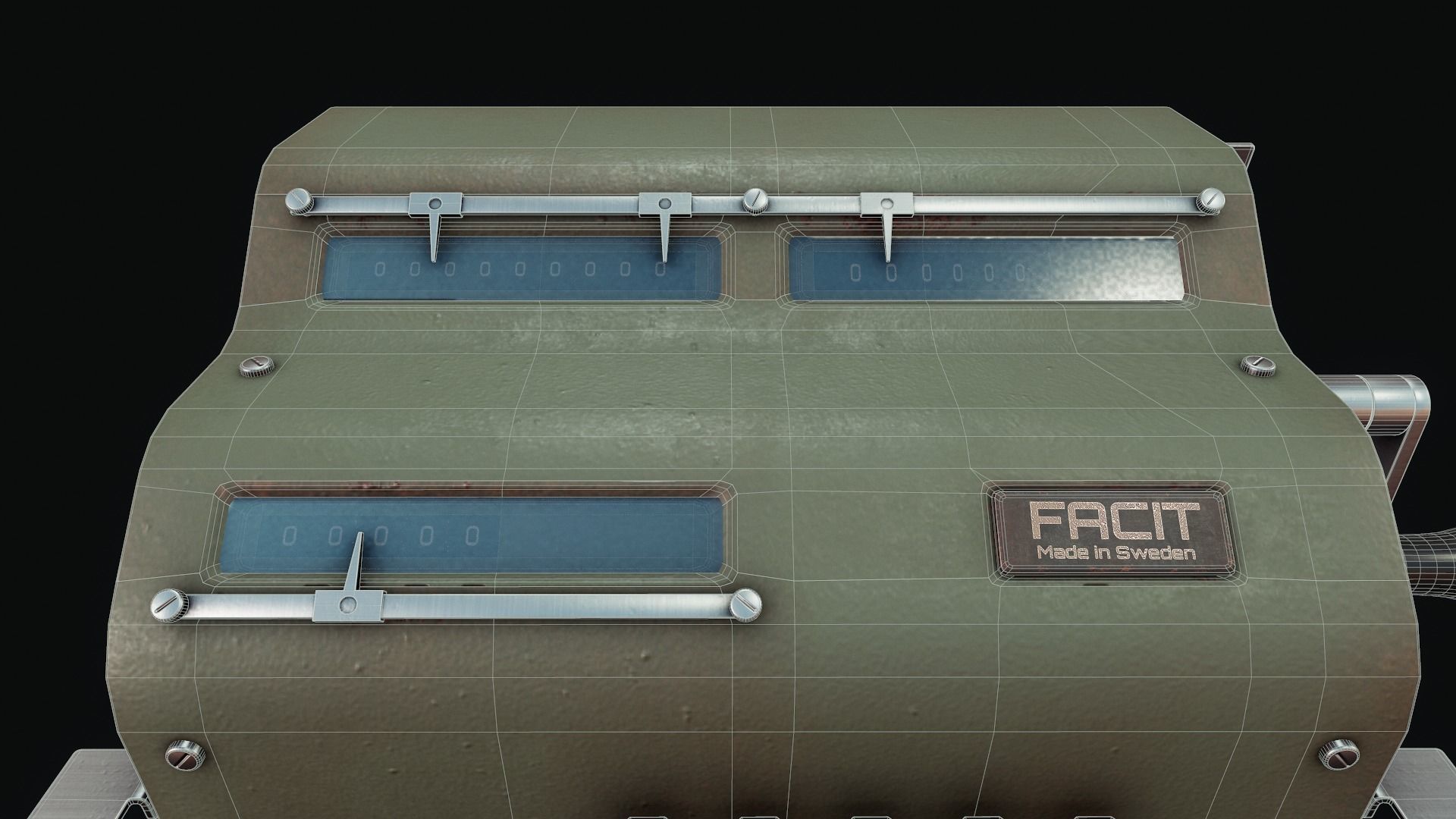 Facit Calculator - Tutorial Included 3D model_13