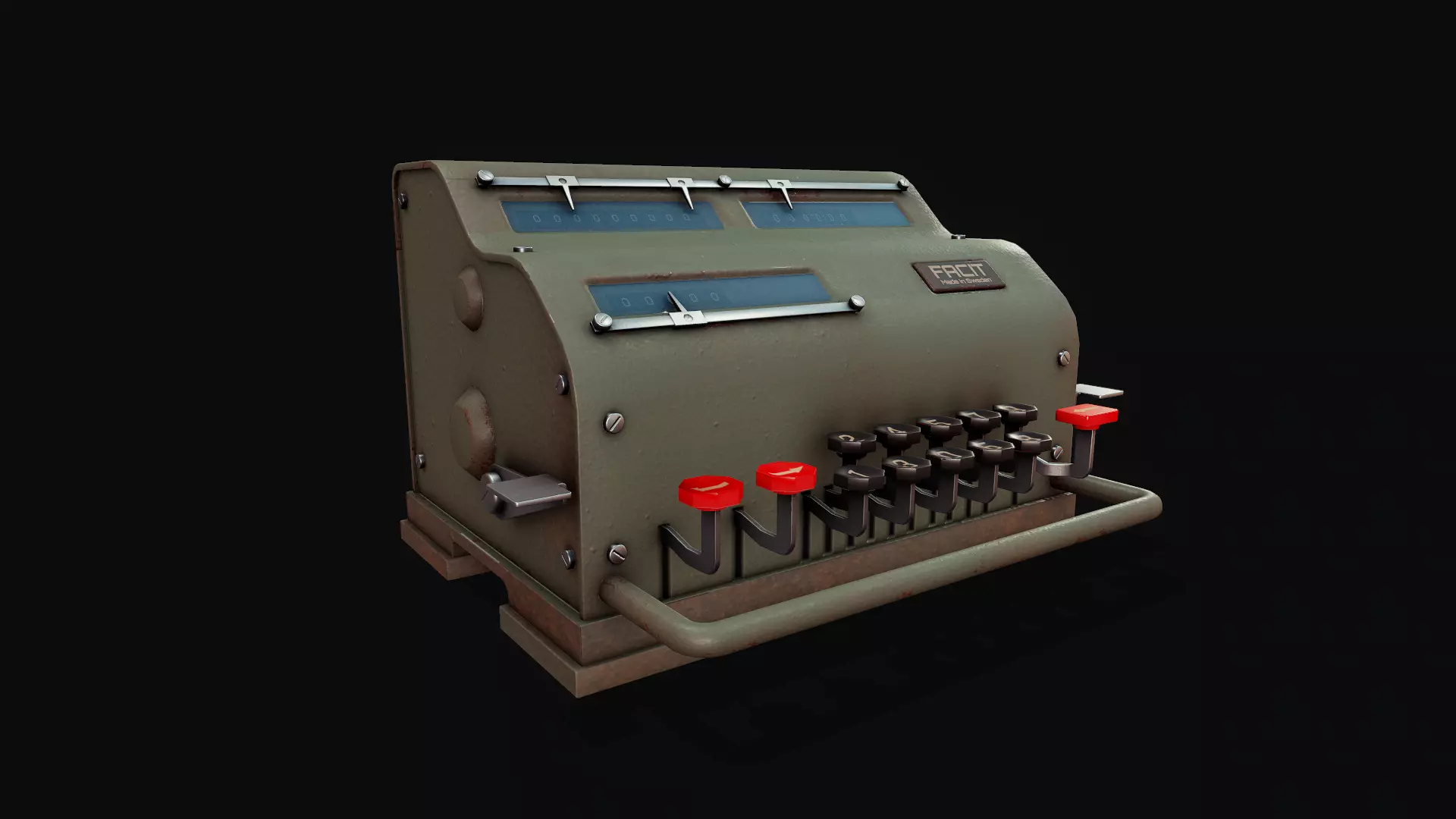 Facit Calculator - Tutorial Included 3D model_0