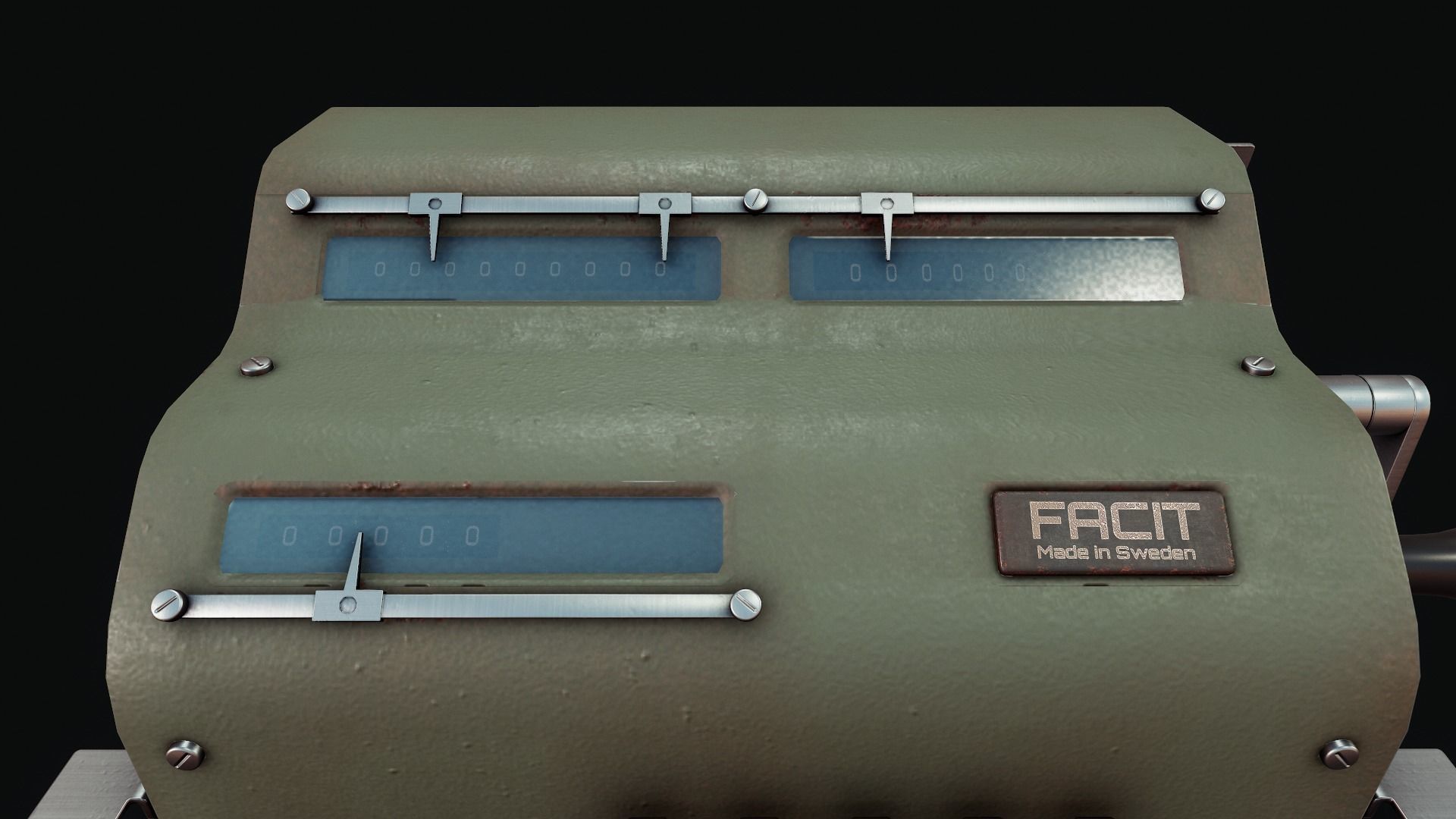 Facit Calculator - Tutorial Included 3D model_12