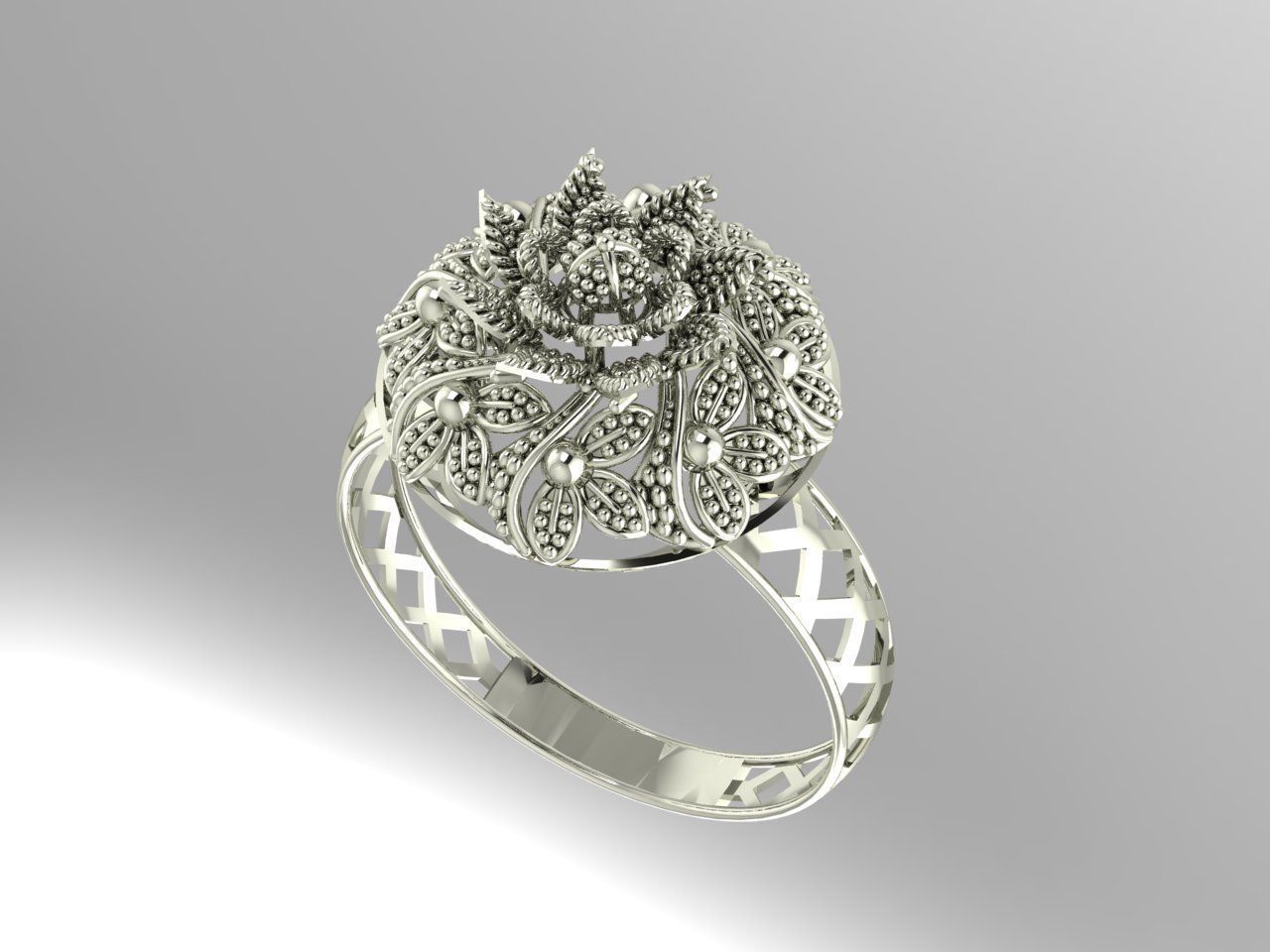 Gold Ring 37 3D print model_1