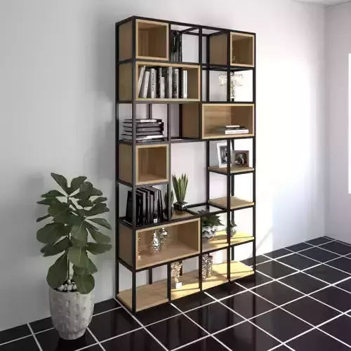 iron decor shelf