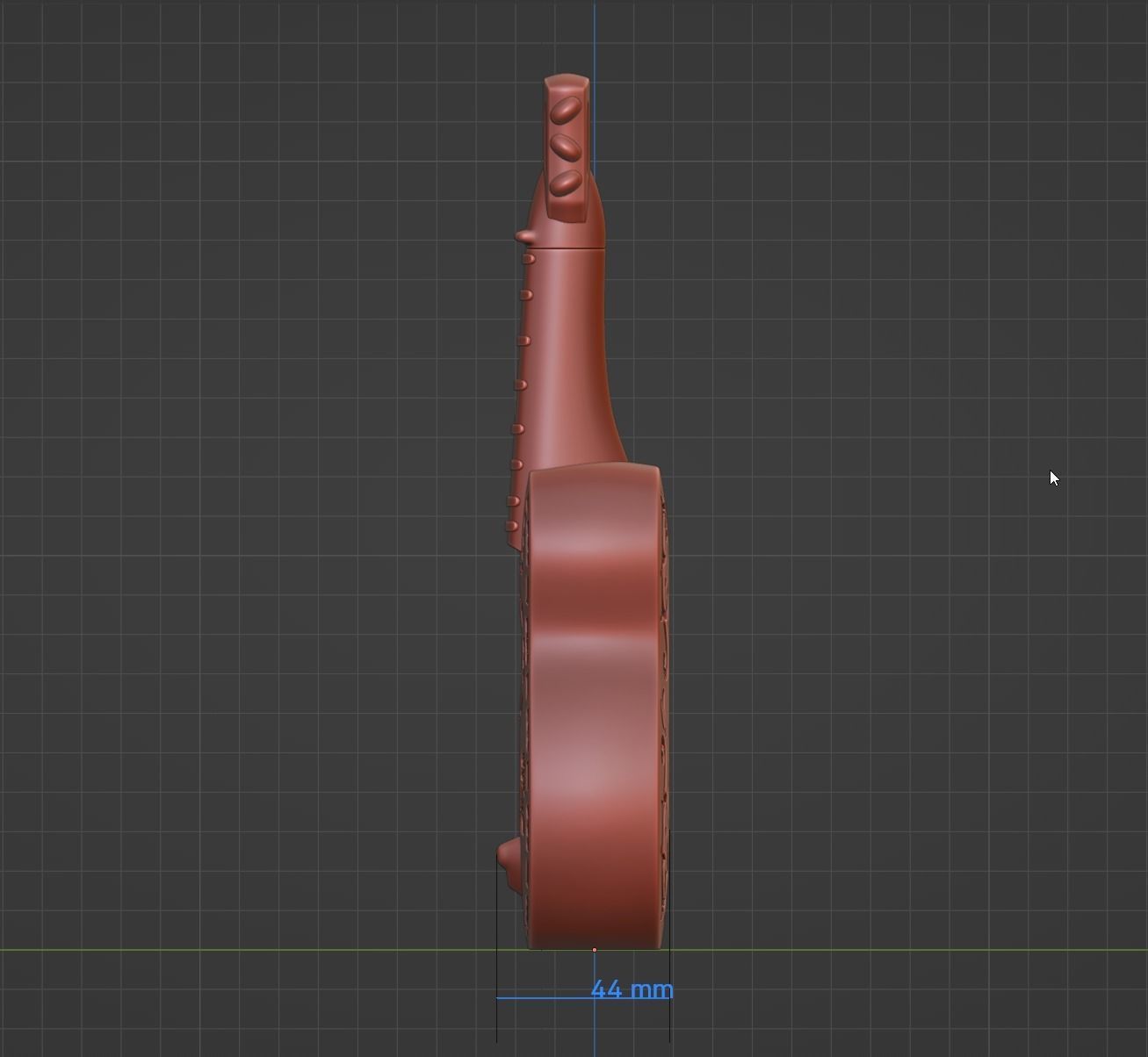 Guitar decor 3D print model 3D print model_6