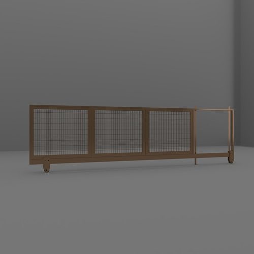 Outdoor Gate 3D model 3D model