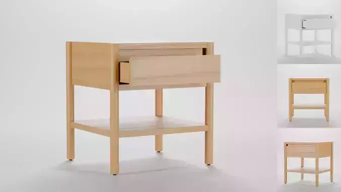 Monarch One Drawer Nightstand