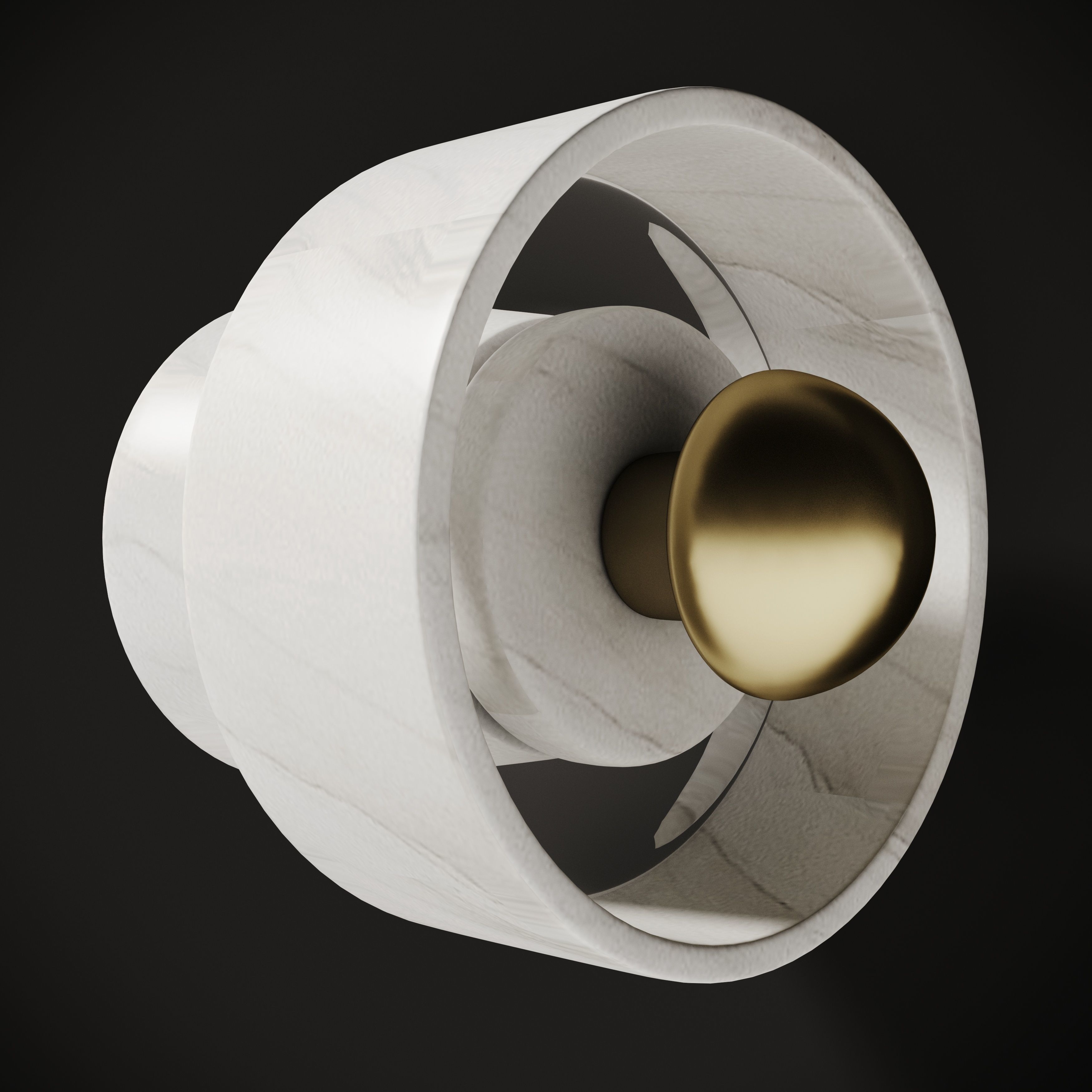 Wall light  3D model_7