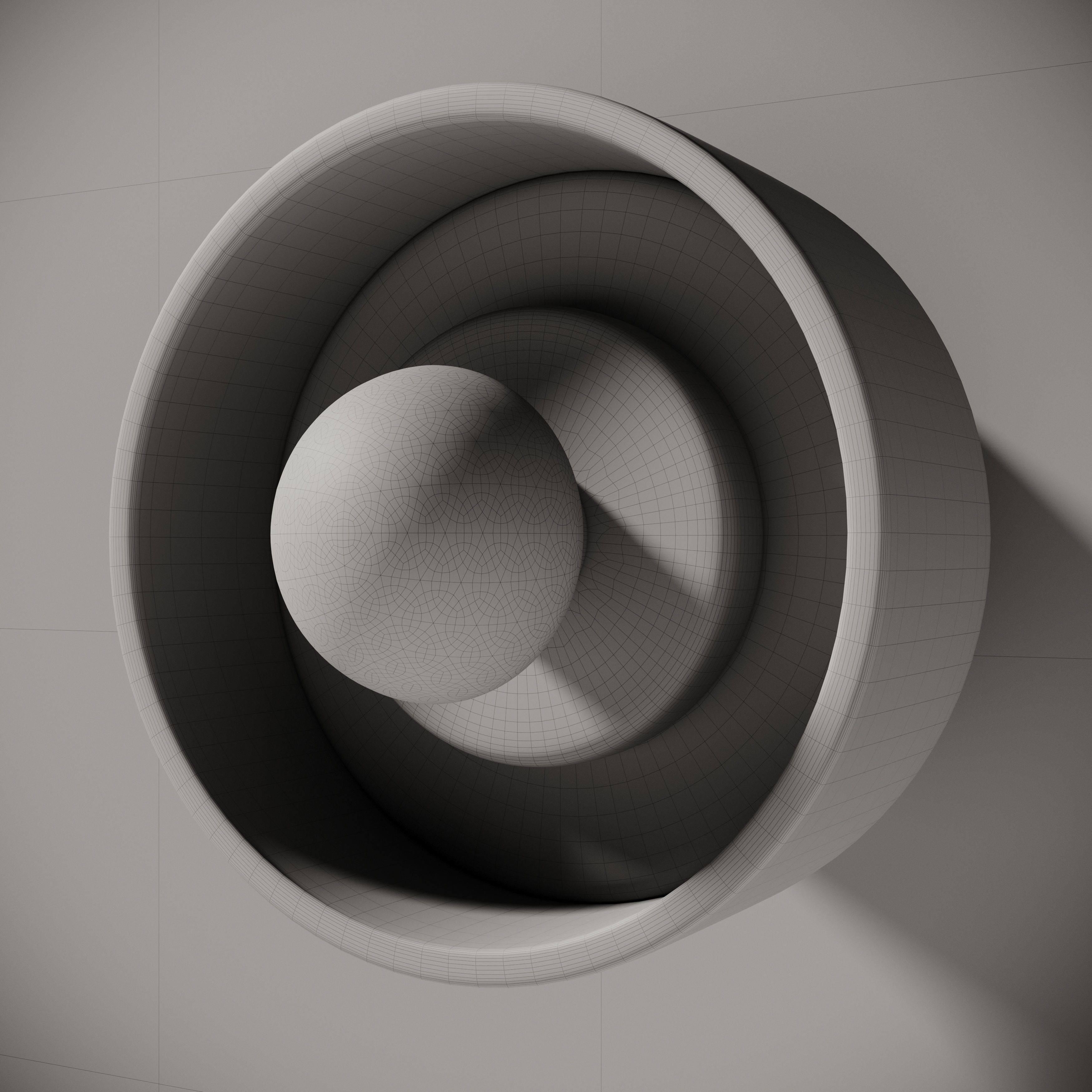 Wall light  3D model_1