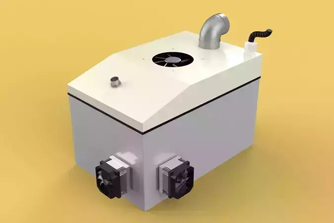 TEMPERATURE COOLING ULTRASONIC MIST HUMIDIFIER FOG FARMING 3D model TEMPERATURE COOLING ULTRASONIC MIST HUMIDIFIER FOG FARMING 3D model