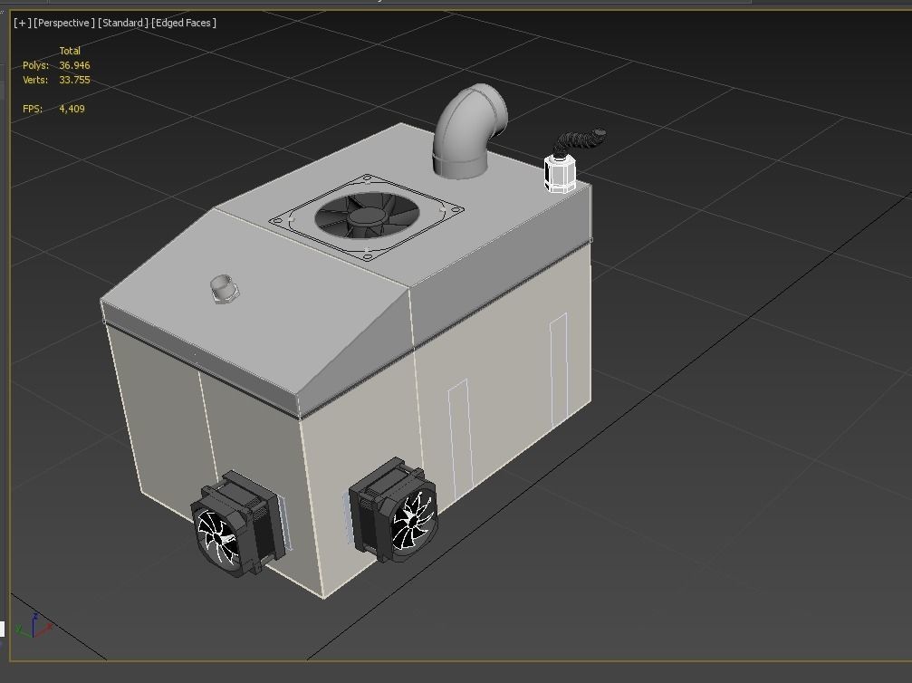 TEMPERATURE COOLING ULTRASONIC MIST HUMIDIFIER FOG FARMING 3D model_10