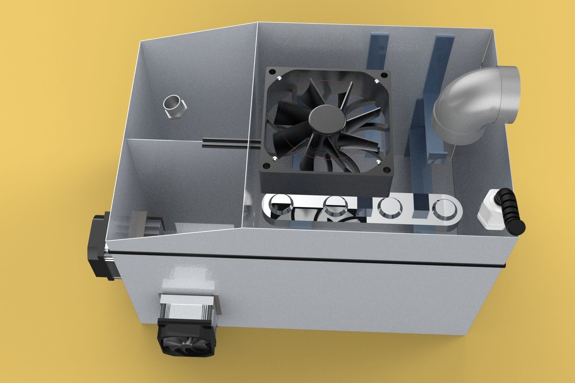 TEMPERATURE COOLING ULTRASONIC MIST HUMIDIFIER FOG FARMING 3D model_1