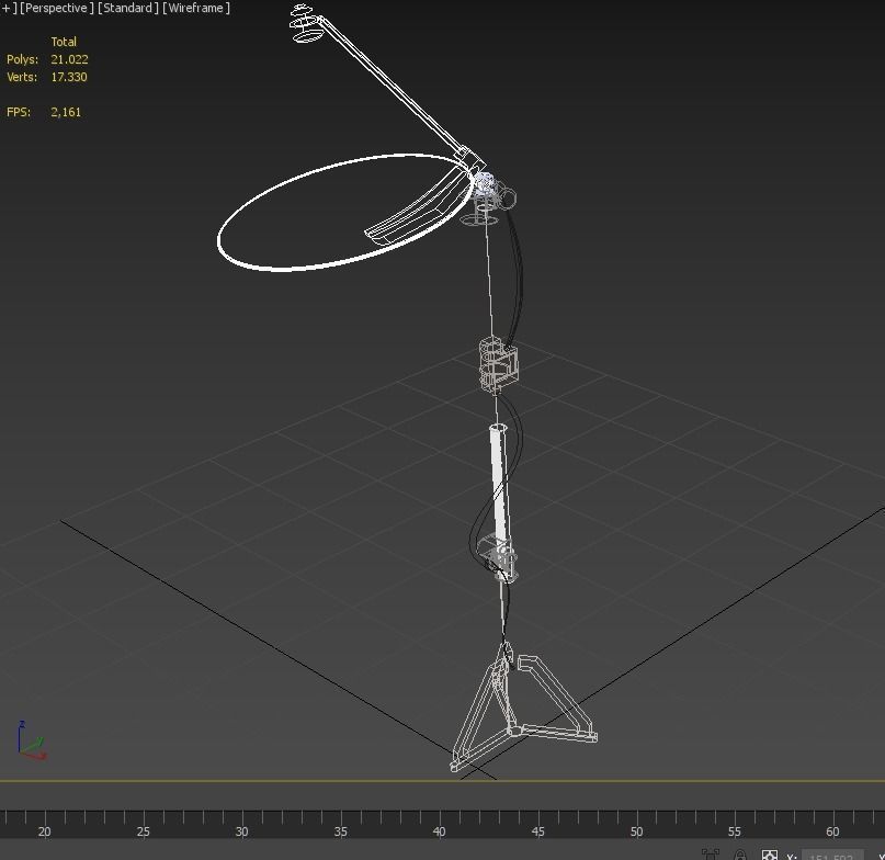 PARABOLIC ANTENNA TRACKER TRACKING SYSTEM 3D model_11