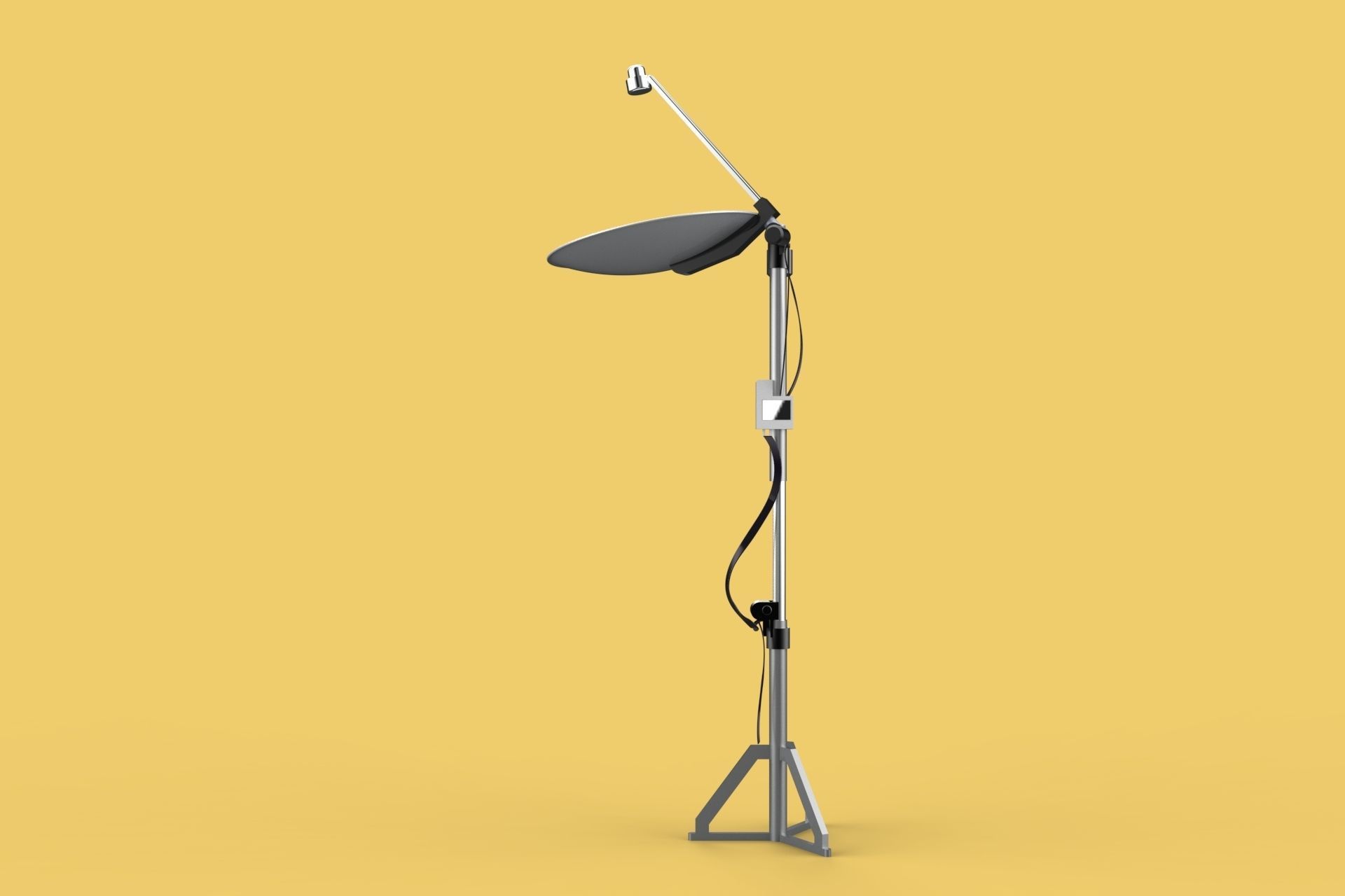 PARABOLIC ANTENNA TRACKER TRACKING SYSTEM 3D model_2