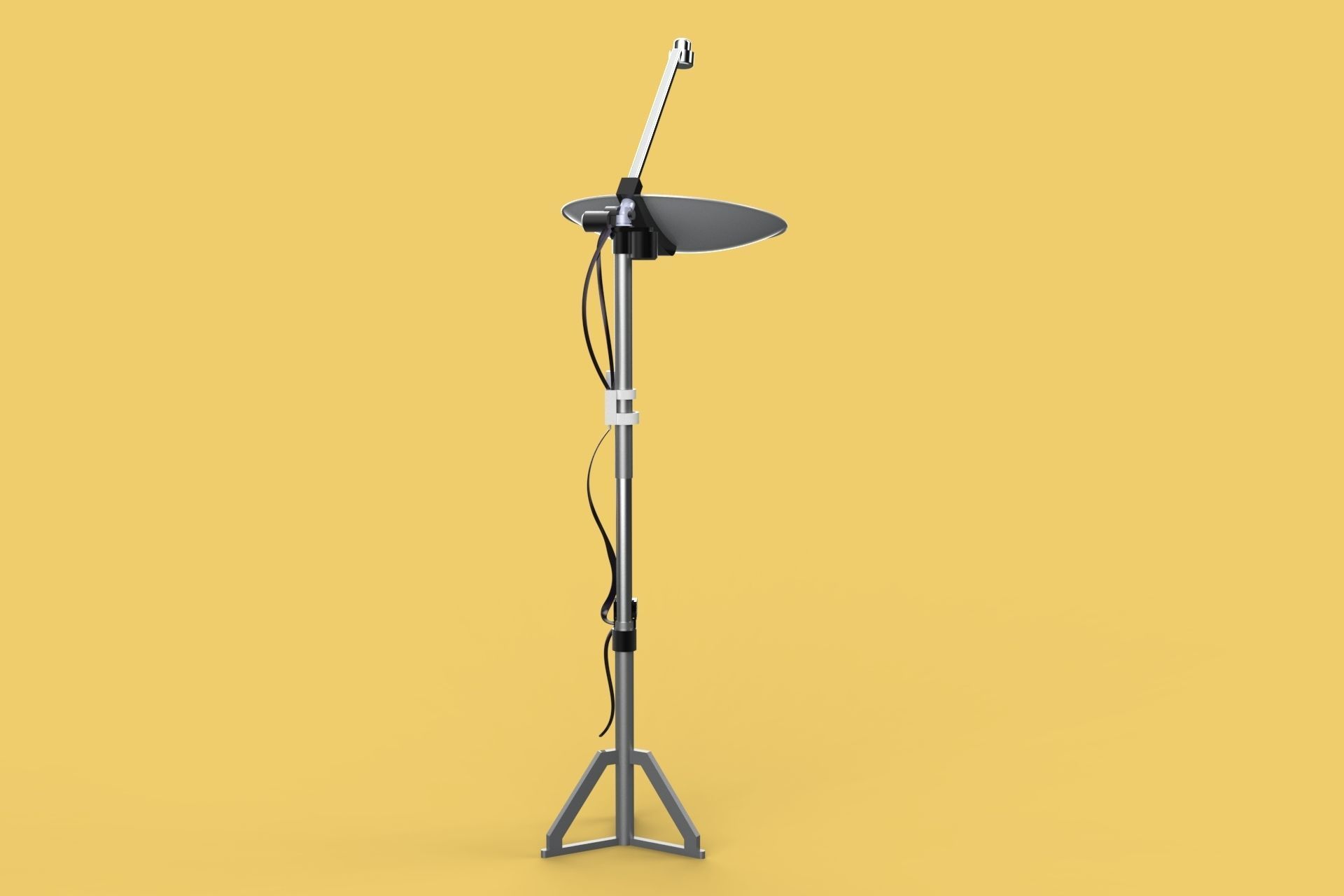 PARABOLIC ANTENNA TRACKER TRACKING SYSTEM 3D model_4