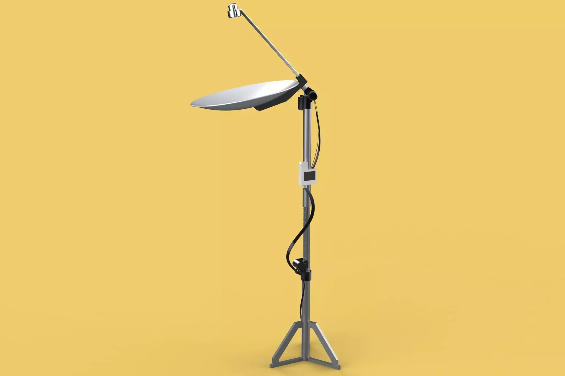 PARABOLIC ANTENNA TRACKER TRACKING SYSTEM 3D model_0