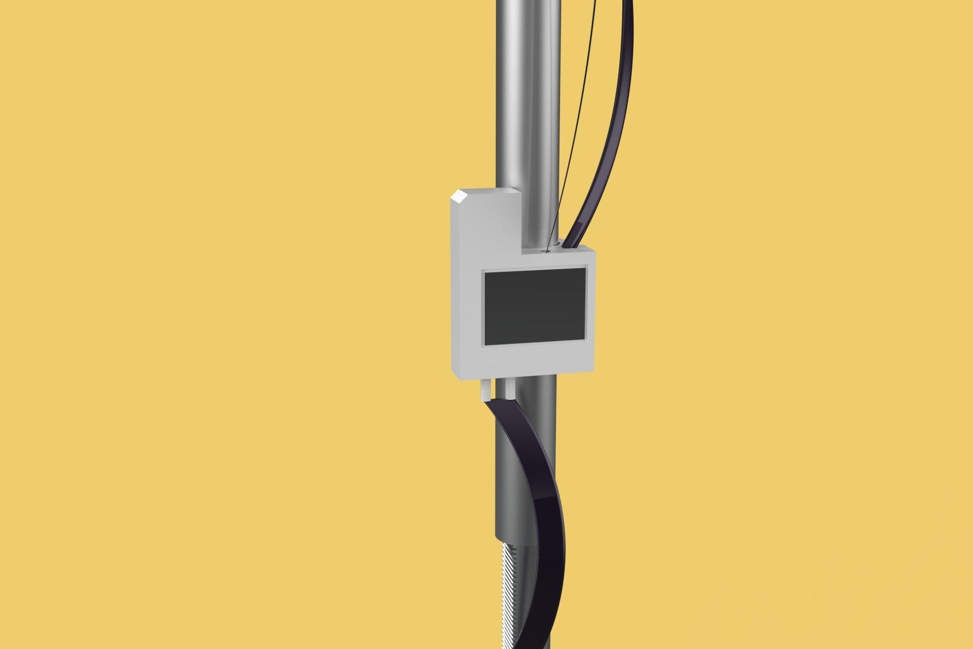 PARABOLIC ANTENNA TRACKER TRACKING SYSTEM 3D model_8